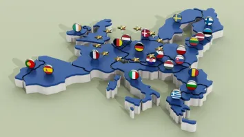 eu map illustration