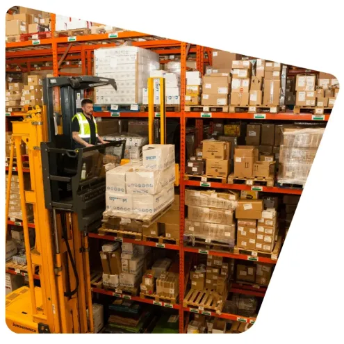 spectrum warehouse workers driving vnaa